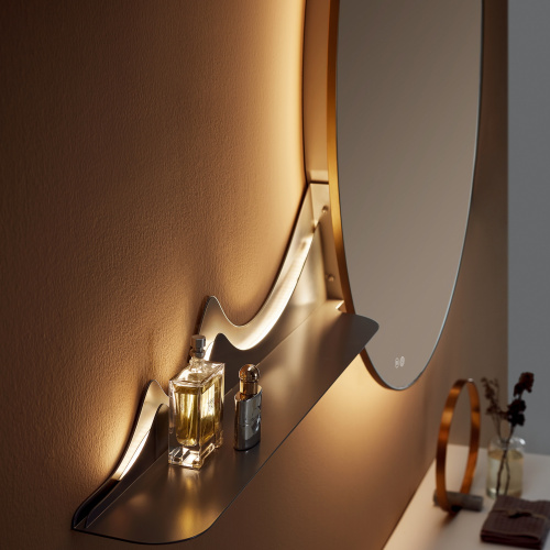 картинка Комплект мебели B&W V-2400 основной шкаф Hettich Actro, Corian, зеркало LED, Anti-fog (1800x550x550) от магазина Сантехстрой