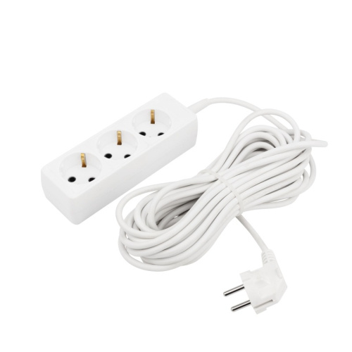 картинка Удлинитель PROconnect 3 гнезда,  10 м,  3х0.75 мм²,  с/з,  белый от магазина Сантехстрой