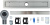 картинка Душевой лоток из нержавеющей стали 600мм Logan L001SL-600 от магазина Сантехстрой