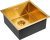 картинка Кухонная мойка Paulmark Gerberg 44 PM214444-BG Брашированное золото от магазина Сантехстрой