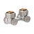 картинка Узел нижнего подключения, Premium, угловой H-образный, 3/4" x 3/4", Н ЕК-НГ ЕК, для двухтрубных систем вентильного типа от магазина Сантехстрой