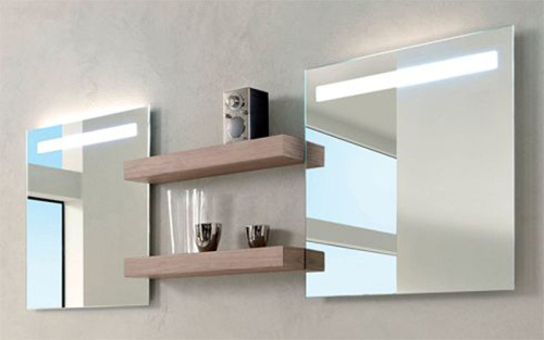 картинка Зеркало Jacob Delafon Parallel 130 EB1419-NF с подсветкой с подогревом и ИК-выключателем от магазина Сантехстрой