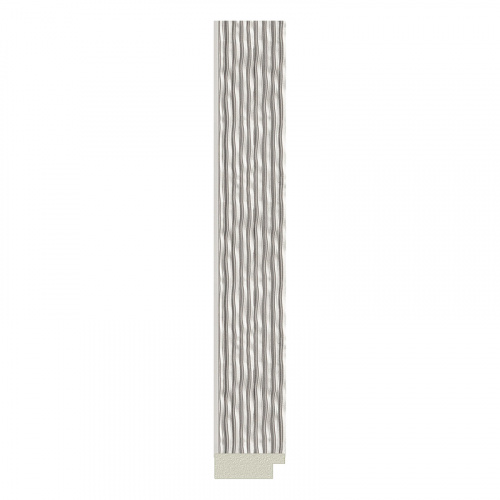 картинка Зеркало Evoform Definite 91х71 BY 3262 в багетной раме - Волна алюминий 46 мм от магазина Сантехстрой