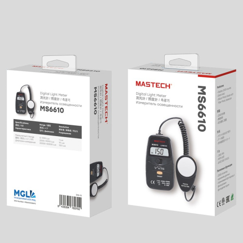 картинка Люксметр MS6610 MASTECH от магазина Сантехстрой