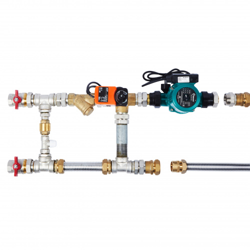 картинка MST 25-40-4.0-C24-F Смесительный узел с гибкими подводками от магазина Сантехстрой