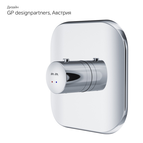 фото f3075500_xxx sensation, термостат, монтируемый в стену, хром, шт