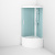 картинка W88C-401A-090WT X-Joy Deep кабина душевая  90x90, 1/4 круга,  профиль белый, стекло прозрачное от магазина Сантехстрой