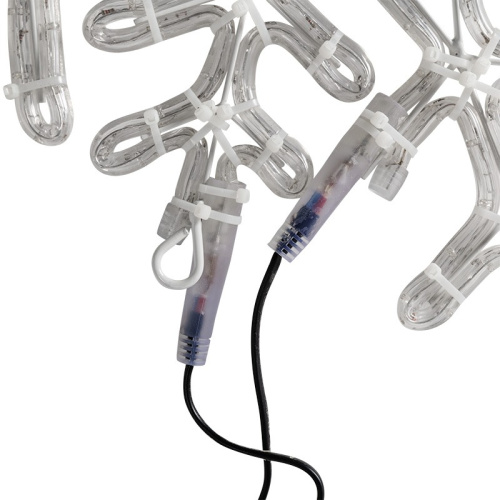 картинка Фигура световая Снежинка цвет белая/синяя,  размер 60x60 см,  с контроллером NEON-NIGHT от магазина Сантехстрой