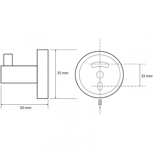 картинка Крючок Bemeta Amber 155106022 Медное золото матовое от магазина Сантехстрой