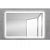 картинка Зеркало BelBagno 100 spc-grt-1000-600-led-tch Хром от магазина Сантехстрой