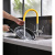 картинка Смеситель для кухни Lemark Comfort LM3075C-Yellow Хром Желтый от магазина Сантехстрой