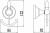 картинка Крючок двойной Savol 68b (S-06854B) от магазина Сантехстрой
