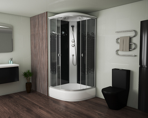 картинка Душевая кабина Niagara Eco 90х90 NG-3504-14 без гидромассажа от магазина Сантехстрой