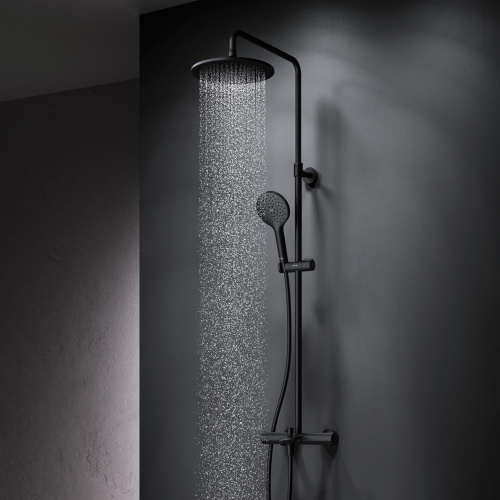 картинка F0780522 Like душ.система, набор: смеситель д/ванны/душа с термостатом, верх.душ.d 220 мм, ручной ду от магазина Сантехстрой