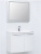 картинка Тумба с раковиной De Aqua Токката 90 белый от магазина Сантехстрой