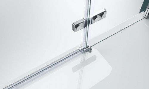 картинка Душевая дверь BelBagno Kraft 100 KRAFT-B-12-60/40-C-Cr-L профиль Хром стекло прозрачное от магазина Сантехстрой