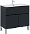картинка Тумба под раковину Aquanet Алвита new 90 1 ящик, 2 дверцы, антрацит от магазина Сантехстрой