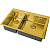 картинка Кухонная мойка ZorG Steel Hammer 78 SH 78-2-51-R BRONZE Бронза от магазина Сантехстрой