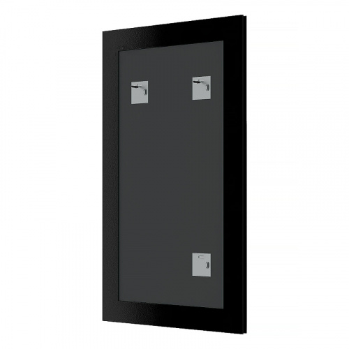 картинка Зеркало Evoform Definite 113х63 BY 3096 в багетной раме - Вензель серебряный 101 мм от магазина Сантехстрой