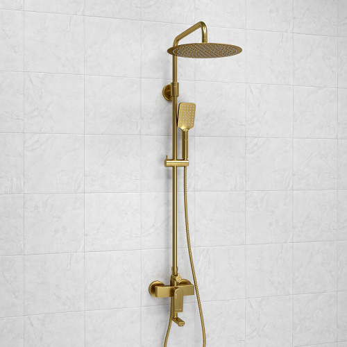 картинка Душевая система WasserKRAFT A155.262.201.BG Золото матовое от магазина Сантехстрой