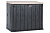 картинка Toomax, Италия Ящик пластиковый TOOMAX STORA WAY PLUS XL 1270л, антрацит/светло-серый от магазина Сантехстрой