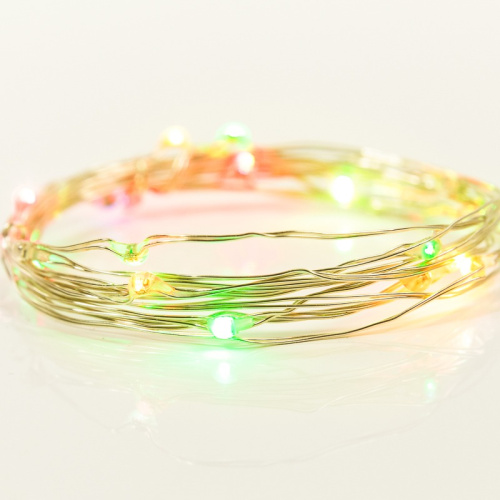 картинка Гирлянда Роса 2 м,  20 диодов, USB,  цвет RGB от магазина Сантехстрой