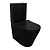 картинка Унитаз-компакт Azario Black Queen 370х605х800 безободковый, с быстросъемным сиденьем микролифт, черный матовый (AZ-8380) от магазина Сантехстрой
