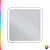 картинка Зеркало Cezares Multicolore 80 CZR-SPC-MC-800-800-RGB-TCH с подсветкой с сенсорным выключателем и функцией памяти от магазина Сантехстрой