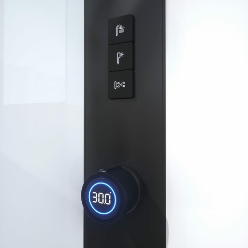 картинка Душевая кабина Black&White Galaxy G8038 110x90 8038000 с гидромассажем от магазина Сантехстрой