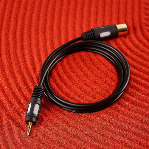 картинка Шнур DIN 5 Pin - Stereo 3,5мм,  1,5м (GOLD) REXANT от магазина Сантехстрой