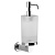 картинка Gessi Emporio accessories Дозатор для жидкого мыла настенный, сатинированное стекло, цвет: Chrome от магазина Сантехстрой