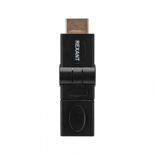 картинка Переходник штекер HDMI - гнездо HDMI,  поворотный REXANT от магазина Сантехстрой