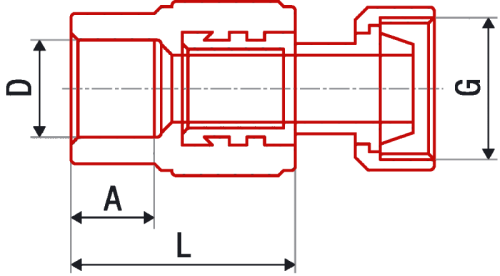 картинка Евроконус с накидной гайкой AlcaPipe PPR 20x3/4“ (AB257020034) от магазина Сантехстрой