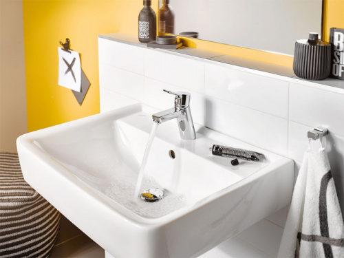 картинка Смеситель для раковины Kludi 370280565 Хром от магазина Сантехстрой