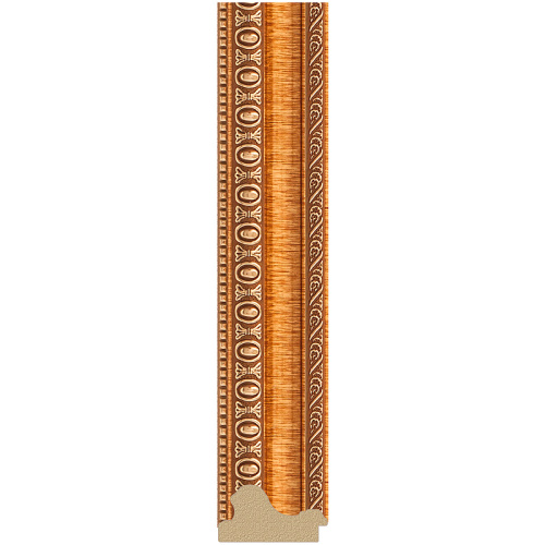 картинка Зеркало Evoform Definite 145х55 BY 3106 в багетной раме - Золотые бусы на бронзе 60 мм от магазина Сантехстрой