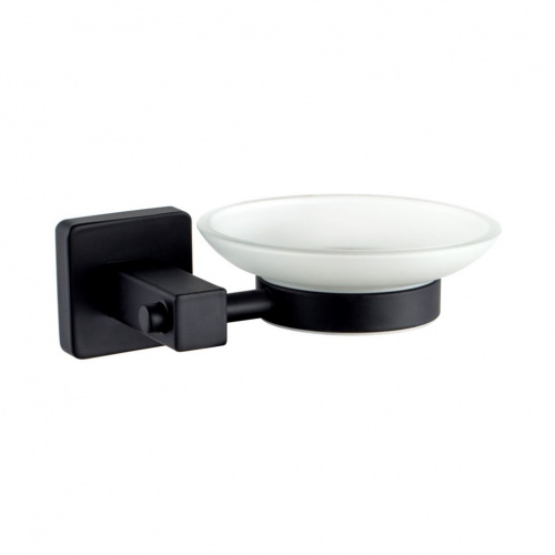 картинка Мыльница стеклянная Haiba черный HB8902 от магазина Сантехстрой