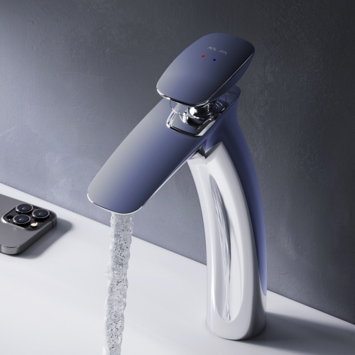 картинка F70A92000 Spirit V2.0, смеситель д/умывальника высокий, хром, шт от магазина Сантехстрой