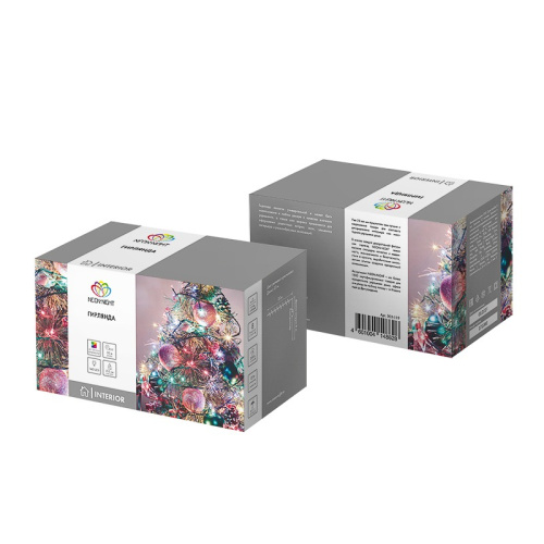 картинка Гирлянда Твинкл-Лайт 20 м,  темно-зеленый ПВХ,  160 LED,  цвет мультиколор от магазина Сантехстрой