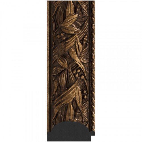 картинка Зеркало Evoform Exclusive-G 76х59 BY 4029 с гравировкой в багетной раме - Византия бронза 99 мм от магазина Сантехстрой