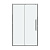 картинка Дверь в нишу 100.K33.02.120.10.00 Cosmo (120*195) хром, стекло прозрачное, 1 место от магазина Сантехстрой