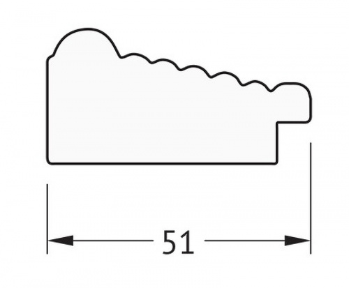 картинка Зеркало Evoform Definite 49х39 BY 1346 в багетной раме - Сухой тростник 51 мм от магазина Сантехстрой