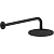 картинка Верхний душ Gessi Emporio 47382#299 201,5 мм, с кронштейном, черный матовый от магазина Сантехстрой