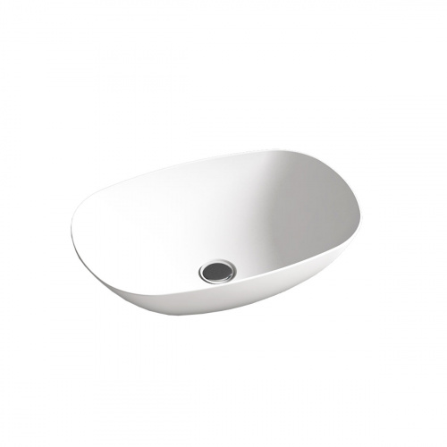 картинка Раковина Solid Surface Vincea VBS-6T12MW, 540*360*150, накладная, цвет белый матовый от магазина Сантехстрой