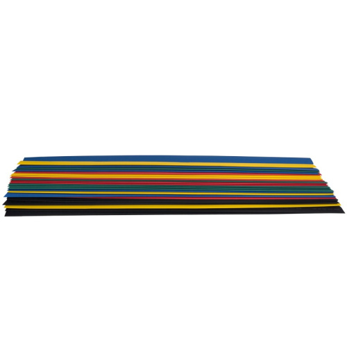 картинка Набор термоусаживаемых трубок ТУТ нг 20,0/10,0мм,  пять цветов,  упаковка 25 шт.  по 1м REXANT от магазина Сантехстрой
