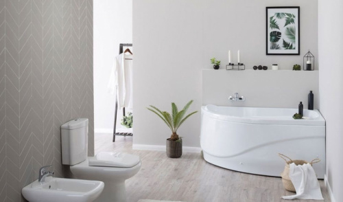 картинка Акриловая ванна Aquanet Graciosa 150x90 R 203941 без гидромассажа от магазина Сантехстрой