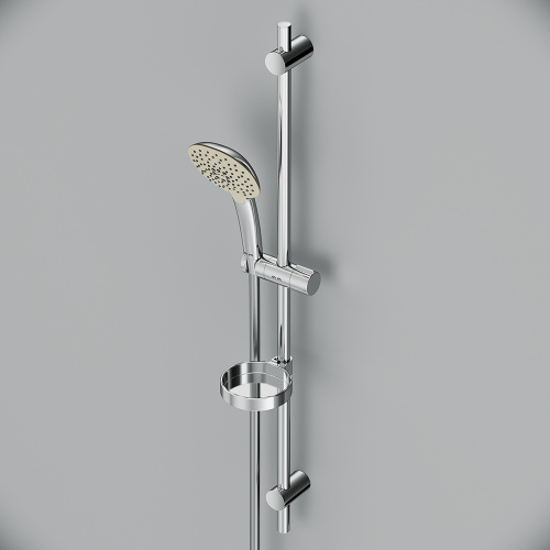 картинка F0170A000 Spirit V2.0, душ.комплект: ручн.душ d 120 мм 3 ф-ции, штанга 900, шланг 1 750 мм, хром, шт от магазина Сантехстрой