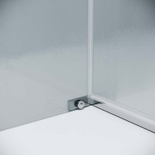 картинка Душевая перегородка 200.K33.03.80.10.02 Pragma (80*195) хром, стекло шиншилла, 1 место от магазина Сантехстрой