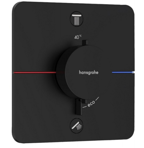 фото смеситель душ хром hansgrohe comfort q черный