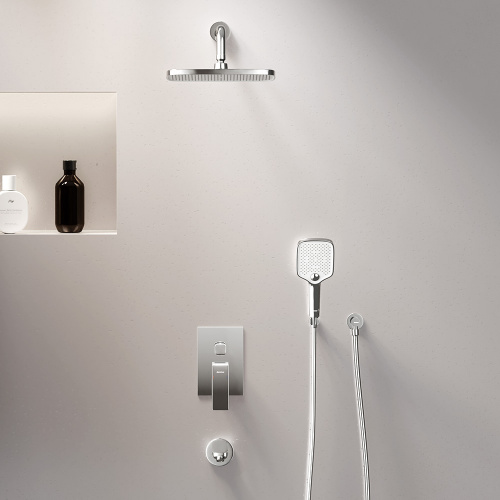 картинка 953510000 Gala встраиваемая душевая система со смесителем и изливом, хром от магазина Сантехстрой