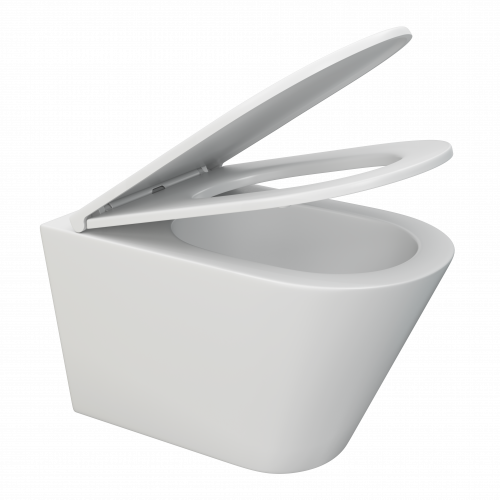 картинка Подвесной унитаз безободковый Terminus Классик 540х365 белый от магазина Сантехстрой